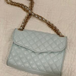 Rebecca Minkoff quilted affair bag - light blue